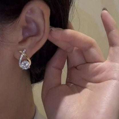 Cross Bling Minimal Earrings