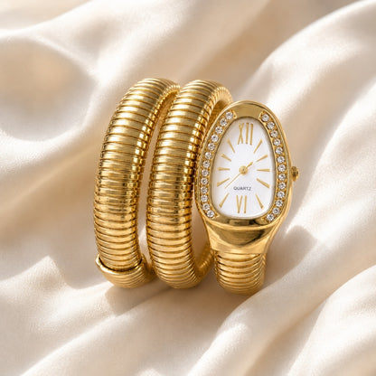 Serpenti Watch Bracelet- White