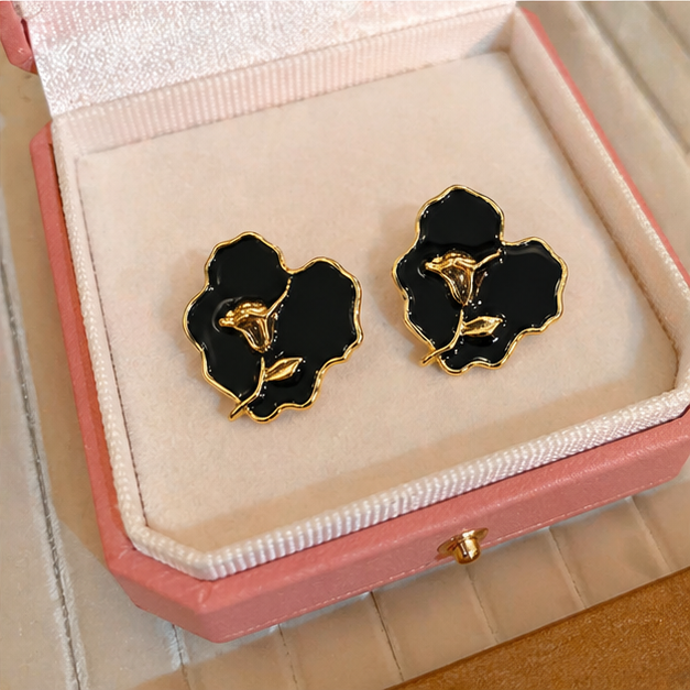 Blossom Heart Studs Earring